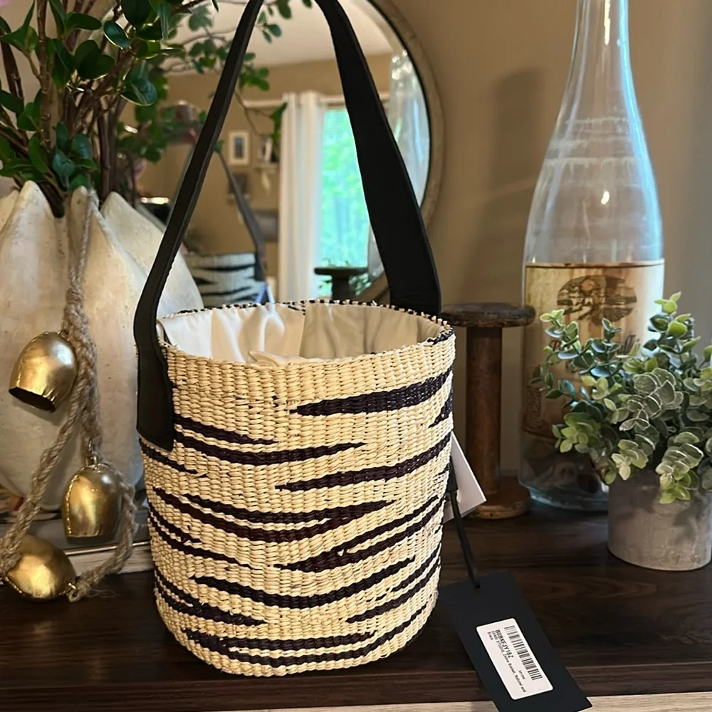 🦓 NWT | Sensi Studio Zebra Bucket Bag 🦓